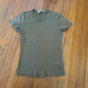 Project Social T Olive Short Sleeve Tee